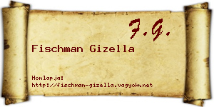 Fischman Gizella névjegykártya